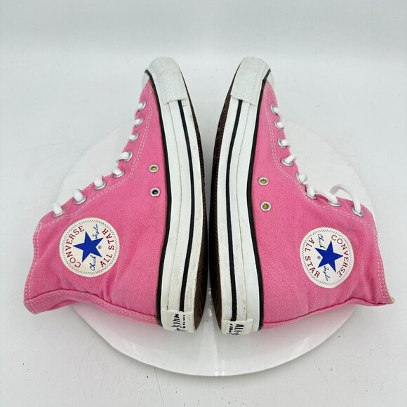 Converse All Star Chuck Taylor Men 8 Women 10 M9006 Pink Canvas Hi Top Shoes - Picture 6 of 11